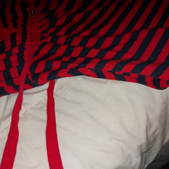 Element striped dress with adjustable side ties and pockets!! - Picture 3 of 4